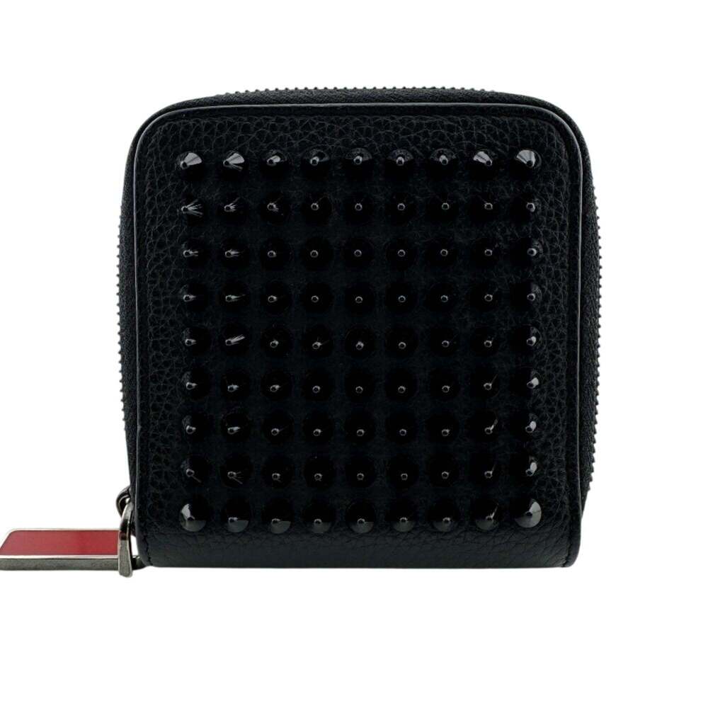 Christian Louboutin Panettone Bi-fold Wallet with Studs, Black